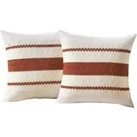 Agger Kissenbezug 2er-Set Boho-Zierkissenbezüge 45x45cm, Rustikale Retro-Kissenhüllen, (2 Stück), für Wohnzimmer, Schlafzimmer, Couch, Bett, Sofa & Sessel