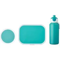 Mepal Lunchbox Campus Lunchset 3er Set, Acrylnitril-Butadien-Styrol (ABS), (3-tlg)