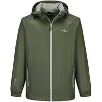 Blue Wave Funktionsjacke Fabian Herren Regenjacke - Wander- & Fahrradjacke inklusive Packsack Wasserdicht, Winddicht, Atmungsaktiv, Verschweißte Nähte, Mesh-Futter