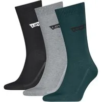Levi's® Socken LEVIS REGULAR CUT BW LOGO RECYCL CO 3P (Packung, 3-Paar, 3er Pack) mit breitem Logobund