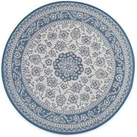 DomDeco Teppich In- & Outdoor Teppich Rund Finn, strapazierfähiger Flachgewebe 120cm