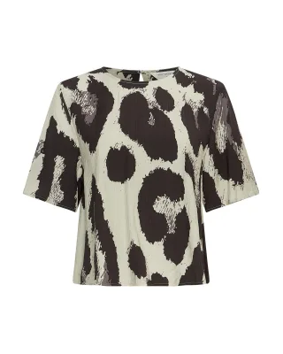 msch copenhagen - Top - MSCHKaralie Jusia beige/braun - Gr. - S