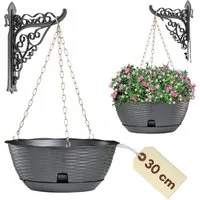 GarPet Blumenampel Blumenampel Blumentopf Hängend Hängeblumentopf Pflanzschale Hängend