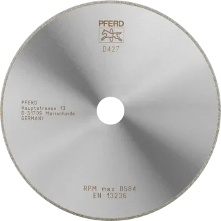 PFERD TOOLS Diamant-Trennscheibe D1A1R durchgängiger Belag für GFK/CFK - 68417838
