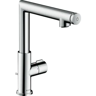 hansgrohe Axor Uno Select 220 Waschtischarmatur 45016000, chrom, mit Ablaufgarnitur
