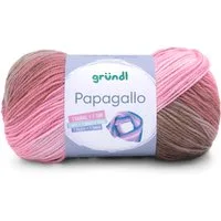 Gründl Wolle Papagallo Farbverlaufswolle mi Anleitung Häkelwolle, 360,00 m (Wolle zum stricken oder häkeln, Farbverlaufsgarn, Strickwolle, Strickgarn, Handstrickgarn), 100% Polyacryl, ohne Schurwolle, auch für Wolle-Allergiker geeignet