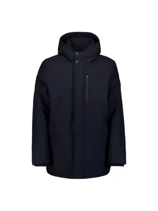 No Excess - Softshelljacke mit Kapuze blau - Gr. - M
