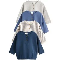 Next Langarmshirt Langarmshirts für Babys, 4er-Pack (4-tlg)