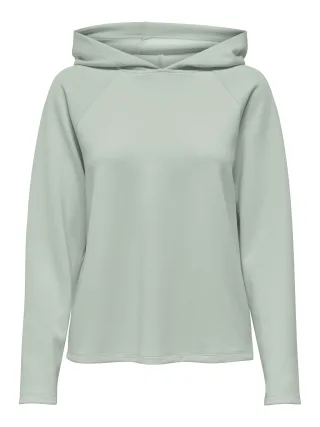ONLY - ONLNINA L/S HOOD CS SWT Green Lily - Gr. - S