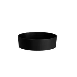 LAUFEN Waschtisch-Schale Kartell 420x420x135, ohne Hahnloch, ohne Überlauf, schwarz matt H8123317161121