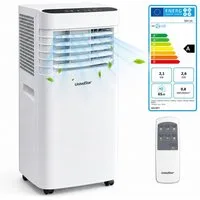 Vankel 3-in-1-Klimagerät 7000 BTU, Mobile Klimaanlage mit Schlafmodus und Fernbedienung, Angenehme Kühle für Schlafzimmer, Wohnzimmer und Homeoffice