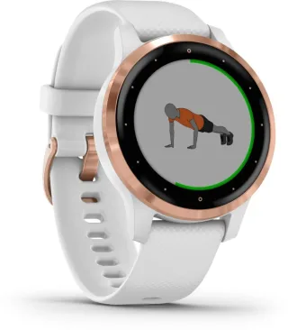Garmin vívoactive 4S roségold/weiß
