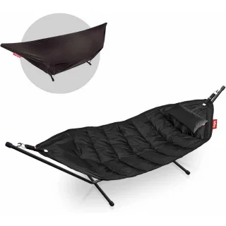 Fatboy Hängematte, Schwarz, Textil, 330x110x127 cm, Gartenmöbel, Hängematten