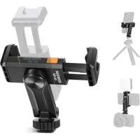 Neewer Handy-Halterung SP-10 Handyhalterung mit 1/4" Gewinde & Kaltblitzschuh, (bis 3.54 Zoll, Packung, Einstellbar, Stabil)