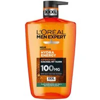 L'ORÉAL PARIS MEN EXPERT Duschgel Hydra Energy Duschgel mit Taurin, 1000 ml, 1-tlg.