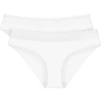 Triumph Tai-Slip Feel of Modal (2er Pack) seidig-weich, Spitzenbund