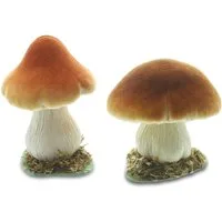 Home-trends24.de Dekofigur Steinpilz Pilz Herbst Deko Pilze Figur Dekofigur samtig 2er-Set (2 St)