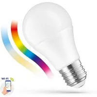 Spectrum LED-Leuchtmittel LED E27 A60 Smart Home 9W = 62W 850lm 2700K-6500K Alexa Google DIMM, E27, CCT, CCT-Farbtemperatursteuerung - warmweiß bis tageslichtweiß, RGB, WiFi
