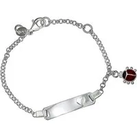 Vivance Armband 925 Silber Gravur Marienkäfer