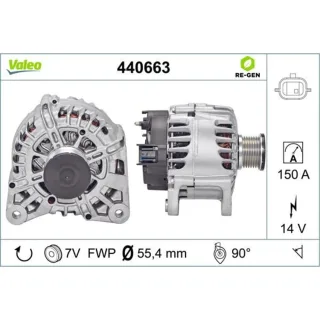 Valeo Generator  150A Nissan Renault 440663