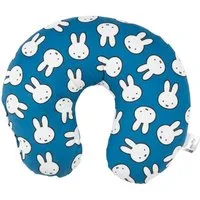 United Labels® Dekokissen Miffy Reise Nackenkissen Reisekissen Nackenhörnchen Auto Flugzeug