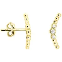 Sofia Milani Paar Ohrstecker Zirkonia, 925 Silber Damen Schmuck - E1843