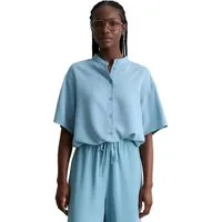 Marc O'Polo DENIM Kurzarmbluse aus TENCEL™ Lyocell
