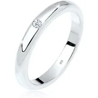 Elli DIAMONDS Verlobungsring 925 Sterling Silber Diamant ct 0.03 Verlobungsring