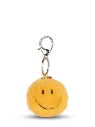 BonTon Toys Smiley Schlüsselanhänger ECO Fuzzy Gelb - 5,5cm