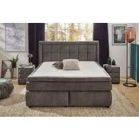 Jockenhöfer Gruppe Boxspringbett Sophia inklusive 9cm Kaltschaumtopper, und 7-Zonen-TTFK-Matratze (H3,H3/H4 oder H4)