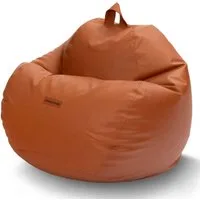 Green Bean Sitzsack Sitzsack Kunstleder Scoop Indoor (Indoor und Outdoor, abwaschbarer Bezug), Bean Bag Sitzkissen Sitzpuff Sitzsessel Bodenkissen Lounge