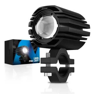 NOVSIGHT A500-WL11-1 2-inch 1500lm Motorcycle Headlight Dual Beam Modes Motorcycle SpotlightIP68 Waterproof