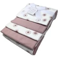 VewoTex Spucktuch 4er Pack Moltontücher » Geschenkset » Baby Spucktuch, (Set, 4-tlg., 4 Stück), 76 x 76 cm » Baumwolle » leichte Decke & Stilltuch » Baby Starter-Set