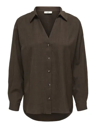 JDY - JDYNINA L/S SHIRT WVN NOOS Slate Black - Gr. - XS