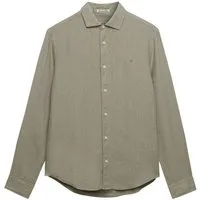 Superdry Langarmhemd Riviera L/S Linen Herren Klamotte, Dress, Business, Freizeithemd, Anzug