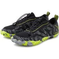 John Devin Freizeitschuh, Halbschuh, Turnschuh, Barfußschuh Sneaker mit elastischen Bändern für schnelles Reinschlüpfen, Unisex VEGAN