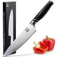 ZAYIKO Universalküchenmesser NAMI Chefmesser Küchenmesser 20 cm Edelstahlklinge mit ABS Griff, Deutscher Edelstahl 1.4116