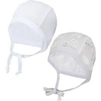 TupTam Erstlingsmütze TupTam Unisex Baby Erstlingsmütze zum Binden 2er Pack