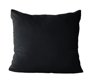 Kissenbezug Jersey schwarz