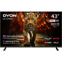 Dyon Ultimax 43F-TI LED-Fernseher (108 cm/43 Zoll, Full HD, Smart-TV, 43" Full HD Smart-TV, Samsung TV Plus, Gaming Hub, CI+, Tuner)