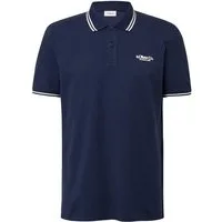 s.Oliver Poloshirt Poloshirt mit Waffelstruktur und Logo-Patch Kragen, Knopfleiste, Logo-Patch