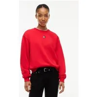 Tommy Jeans Sweatshirt TJW BADGE CREW EXT Baumwollmischung