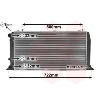Van Wezel Wasserk?hler Audi 80 + Avant Coupe Cabriolet 1,6 - 2,0 +Quattro