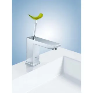 Grohe Eurocube Joy Waschtischarmatur 23657000 chrom, M-Size, mit Ablaufgarnitur