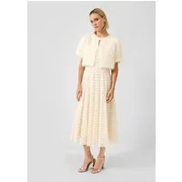 s.Oliver Midikleid Kleid Maxikleid aus Mesh mit Reißverschluss und Unterkleid