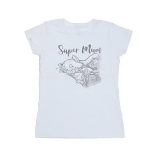 Disney - "The Aristocats Marie Super Mum" T-Shirt für Damen (Weiß)