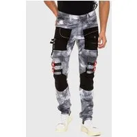 Cipo & Baxx Cargojeans Hose im Bikerstyle