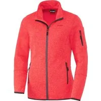 Stubai Strickfleecejacke leichte Übergangsjacke, schnelltrocknend mit Kapuze