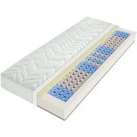 Taschenfederkernmatratze Vario Lux Greenfirst, H2+H3 H3+H4 Matratze, Beco, 22 cm hoch, (Matratze 80x200, hergestellt in Deutschland, atmungsaktiv, feuchtigkeitsregulierend), ergonomische Federkernmatratze, 4-seitiger Reißverschluss