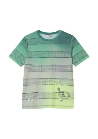 s.Oliver - T-Shirt grün|mehrfarbig - Gr. - 92/98
